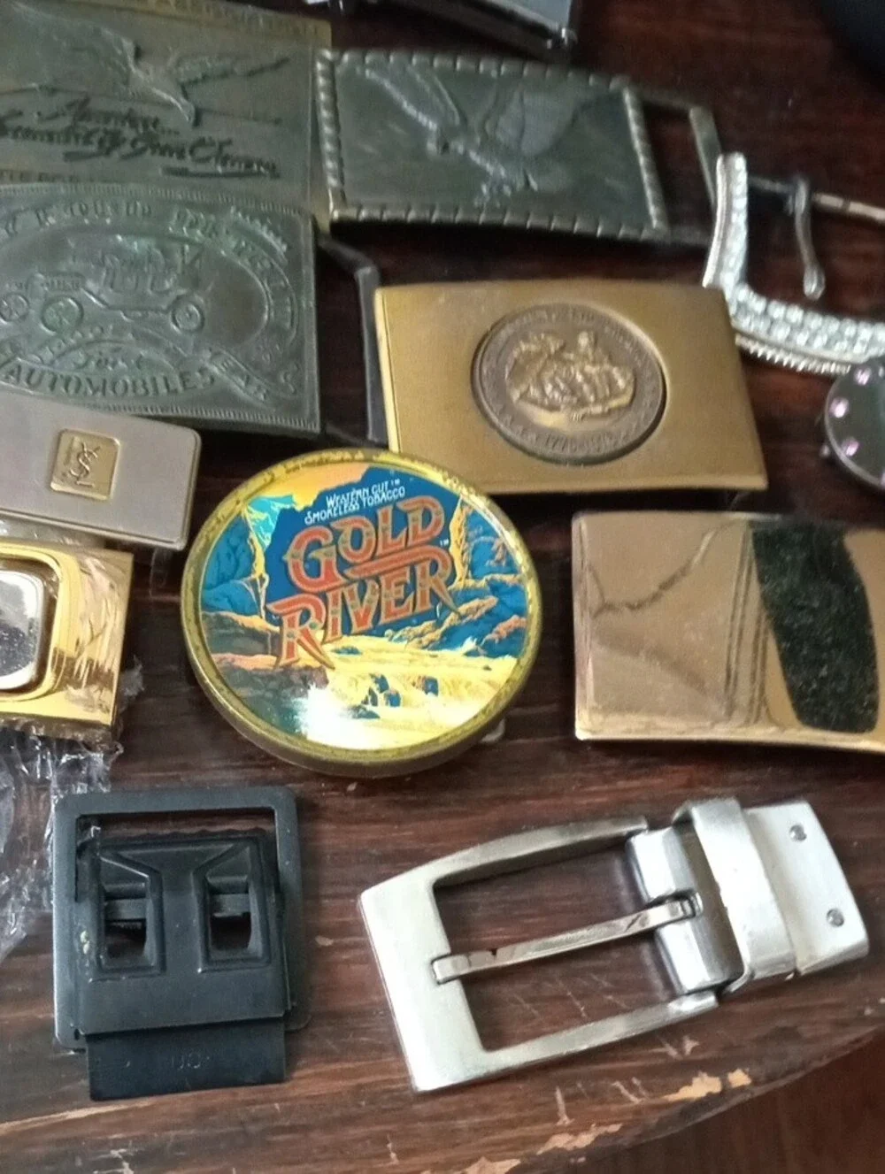 Vintage Gold, Silver, And Brass Belt Buckle - 18 Pieces. Collector's Items.